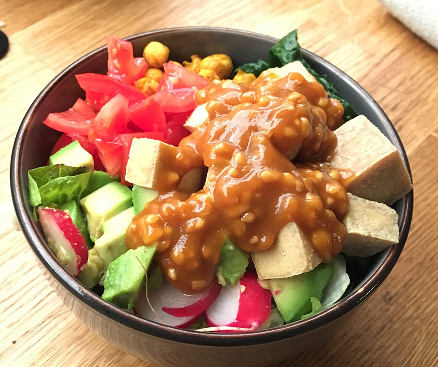 Week 1 Tofu Peanut Bowl